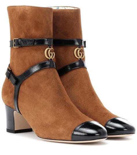 brown gucci tall boots|gucci ankle boots on sale.